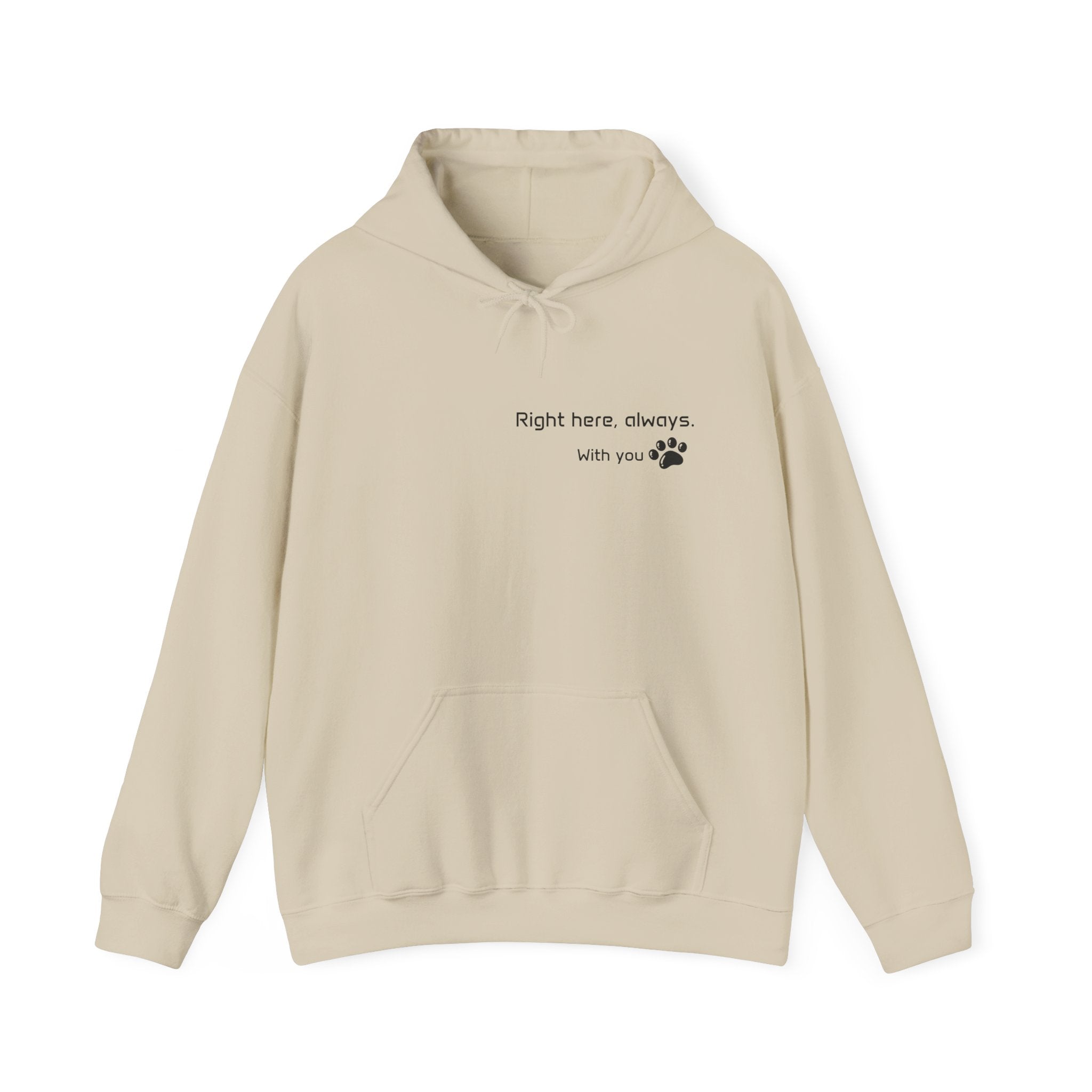 Everyday Comfort Hoodie — Right here, always.