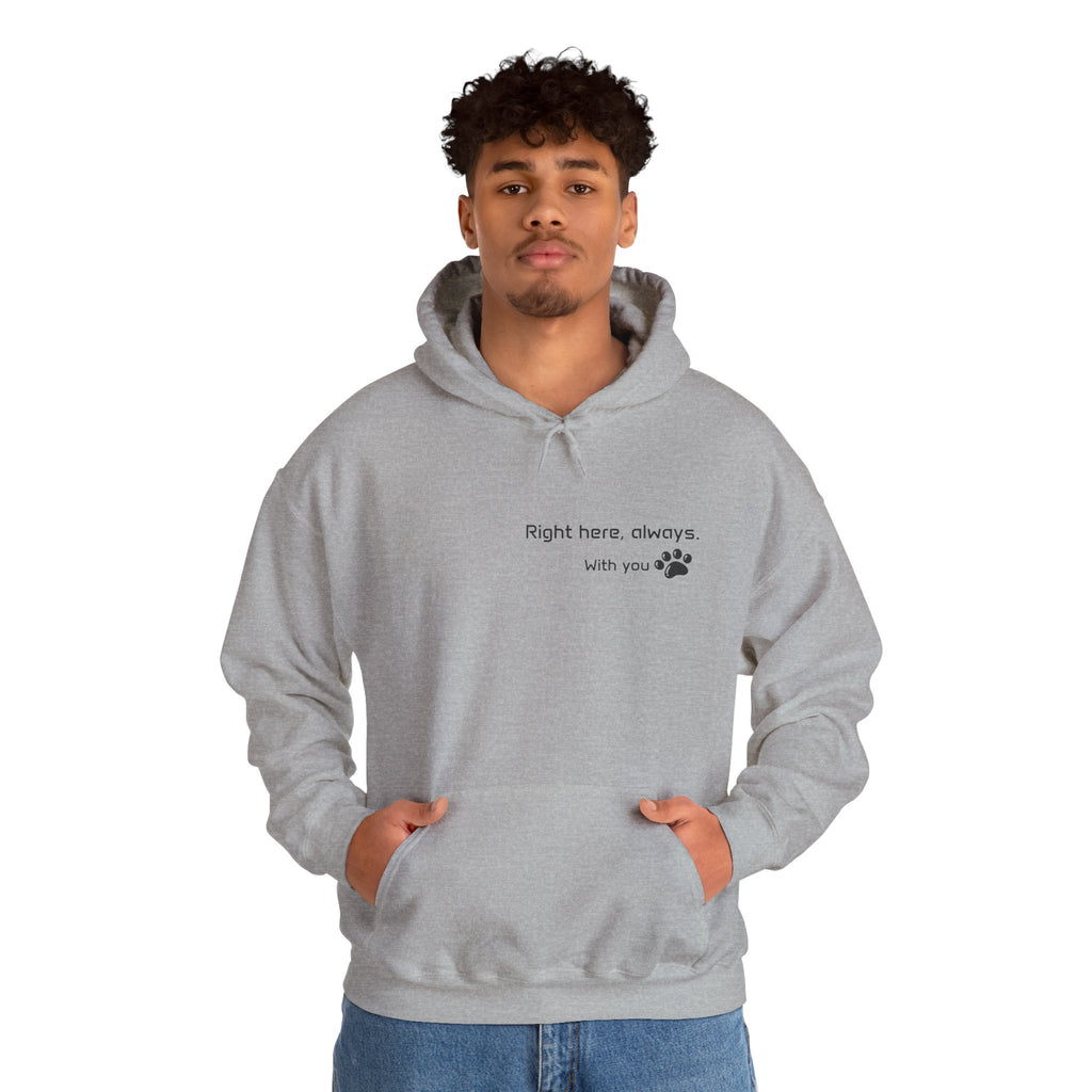 Everyday Comfort Hoodie — Right here, always.