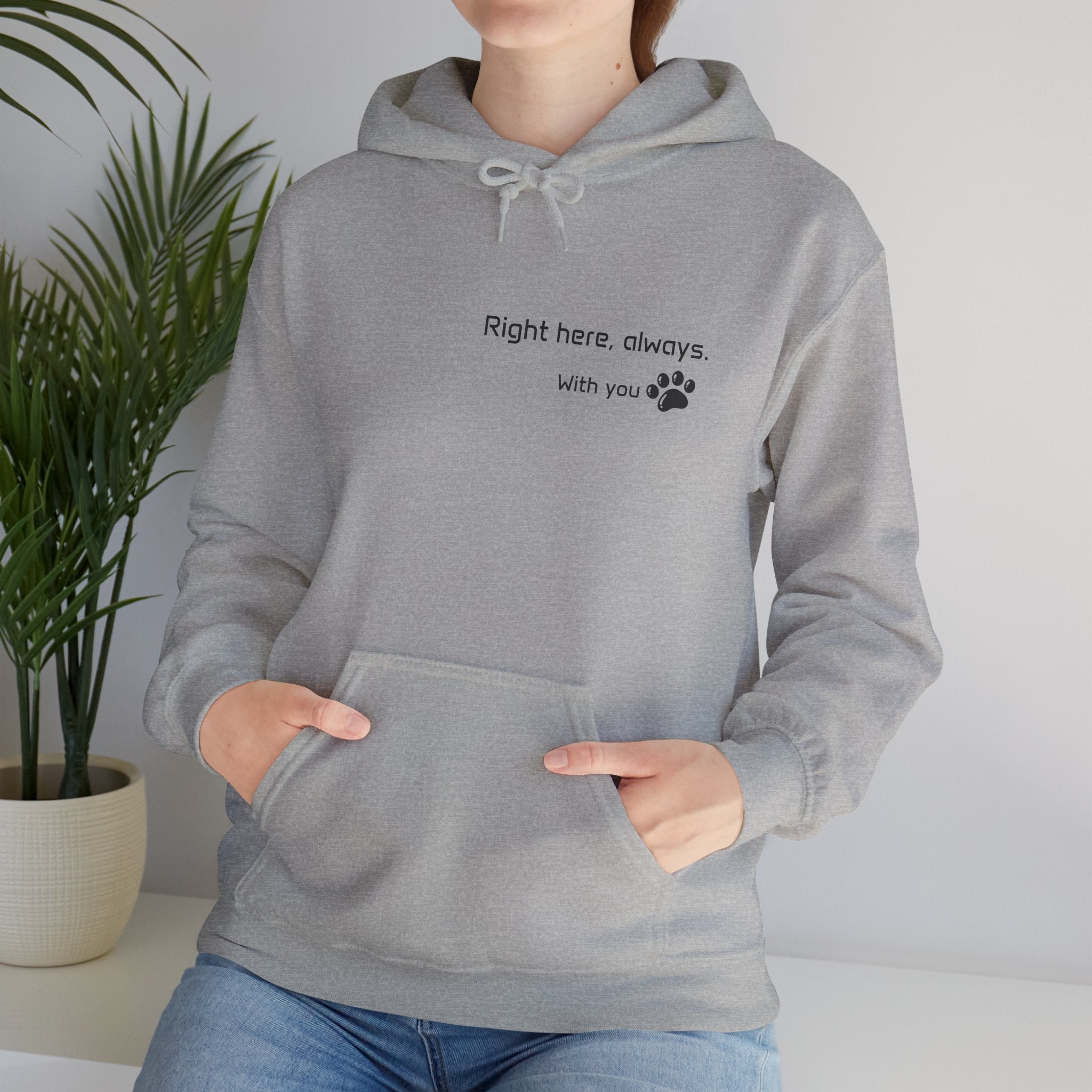 Everyday Comfort Hoodie — Right here, always.