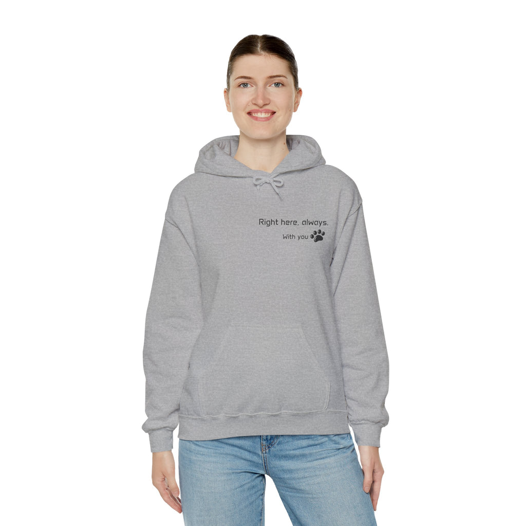 Everyday Comfort Hoodie — Right here, always.