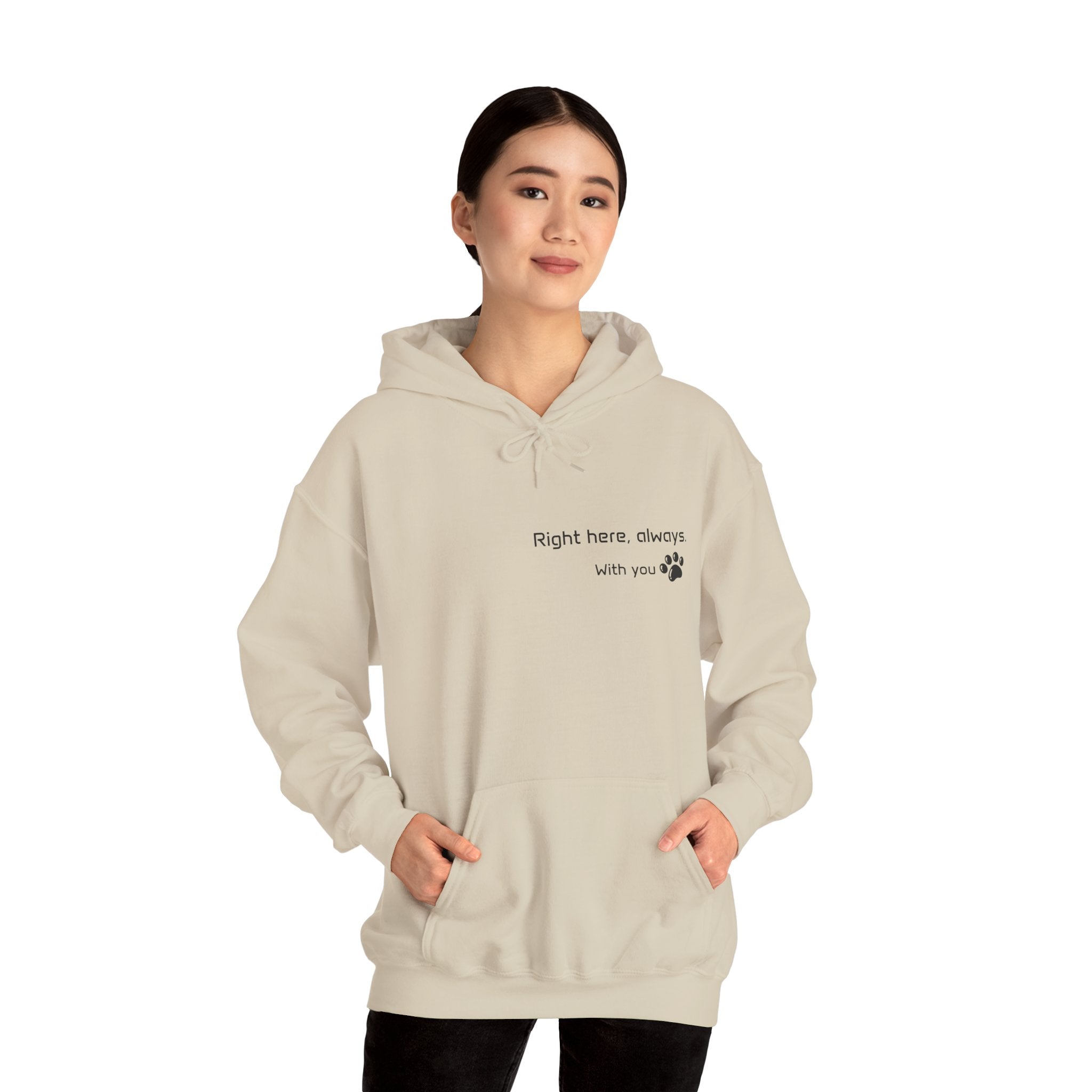 Everyday Comfort Hoodie — Right here, always.