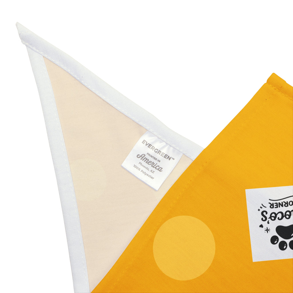 Choco’s Corner Dot Pet Bandana — "Your Little World"